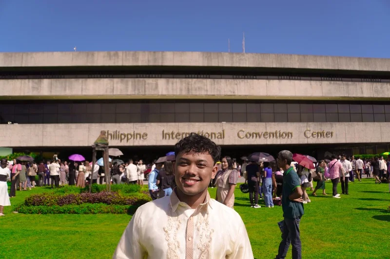 Michael Garcia in a barong