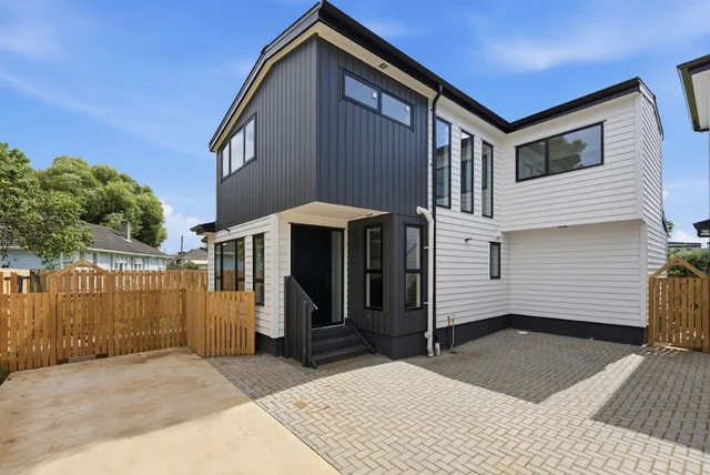 Completed townhouse